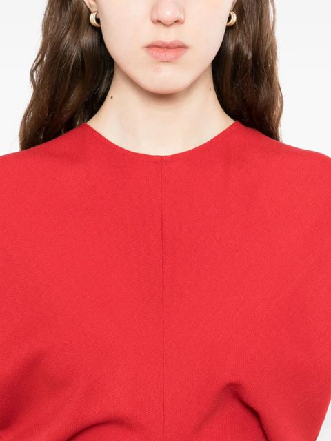 TOTEME slouched-waist dress - Red