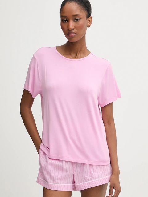 Calvin Klein Underwear t-shirt piżamowy kolor fioletowy LV00QS7435 - zdjęcie produktu nr 1