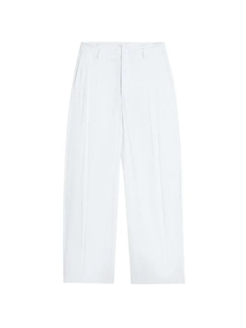 LEMAIRE pleat panel palazzo pants - White - zdjęcie produktu nr 1