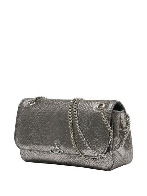 Vivienne Westwood chain embossed crossbody bag - Grey - zdjęcie produktu nr 2