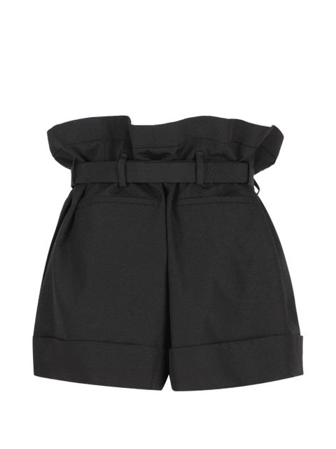 Saint Laurent paperbag belted shorts - Black - zdjęcie produktu nr 2