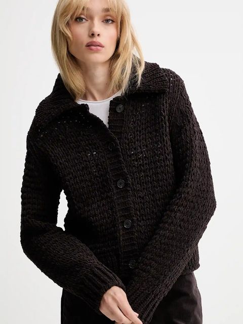 Marc O'Polo kardigan damski kolor brązowy 508607661083 - zdjęcie produktu nr 2