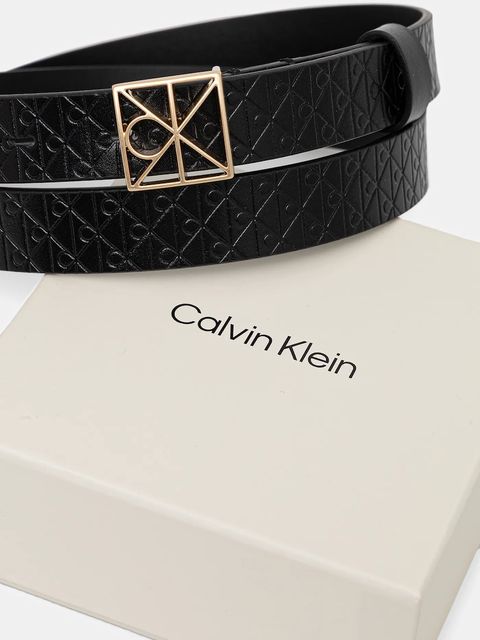 Calvin Klein pasek damski kolor czarny LV04F7063G
