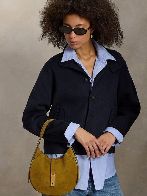 Polo Ralph Lauren torebka zamszowa