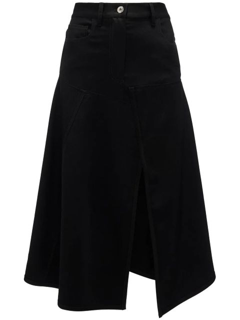 JW Anderson hanky-hem asymmetric skirt - Black - zdjęcie produktu nr 1