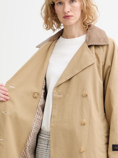 Levi's trencz bawełniany BREE CLASSIC LONG TRENCH