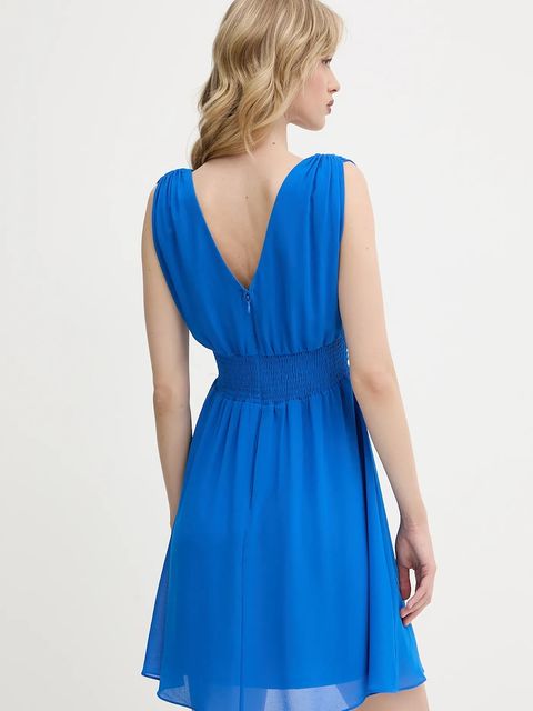 Morgan sukienka kolor niebieski mini rozkloszowana RIA