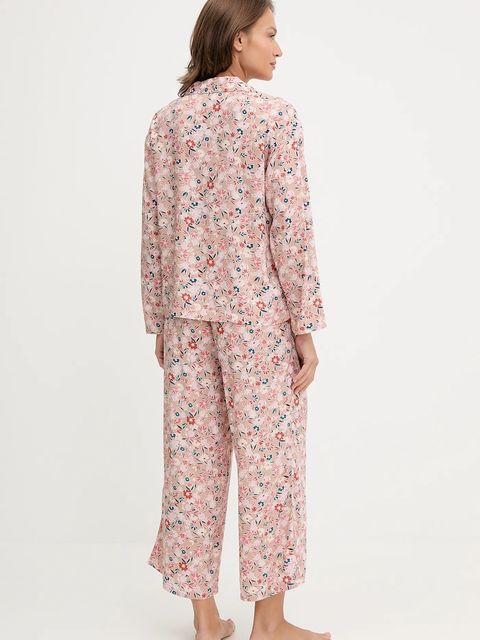 United Colors of Benetton piżama damska kolor pomarańczowy 4W313P00U