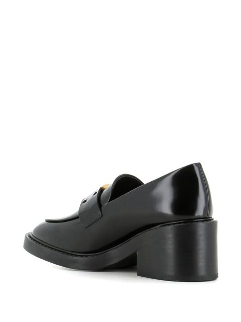 Chloé 60mm buckled leather loafers - Black