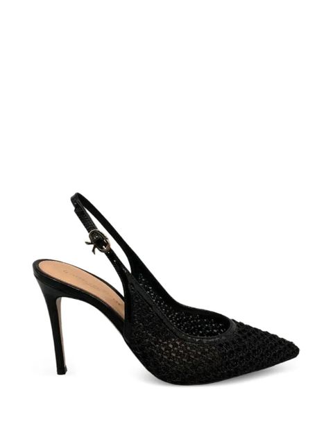 Gianvito Rossi stiletto slingback heeled pumps - Black - zdjęcie produktu nr 1