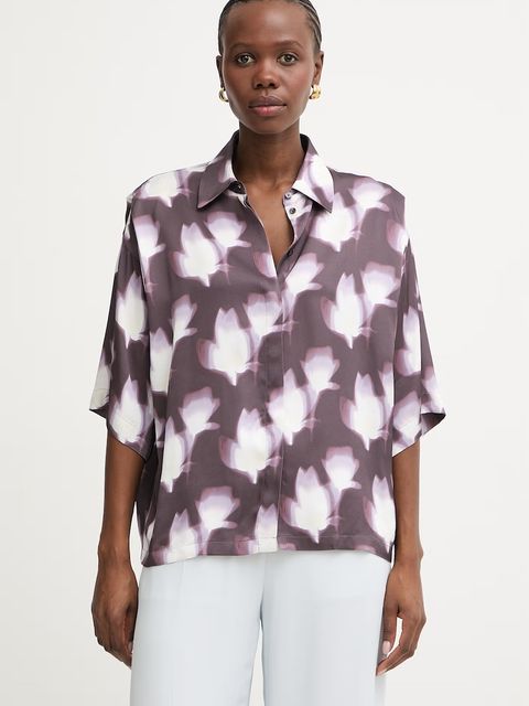 BOSS koszula damska z wiskozy Bimina - zdjęcie produktu nr 2