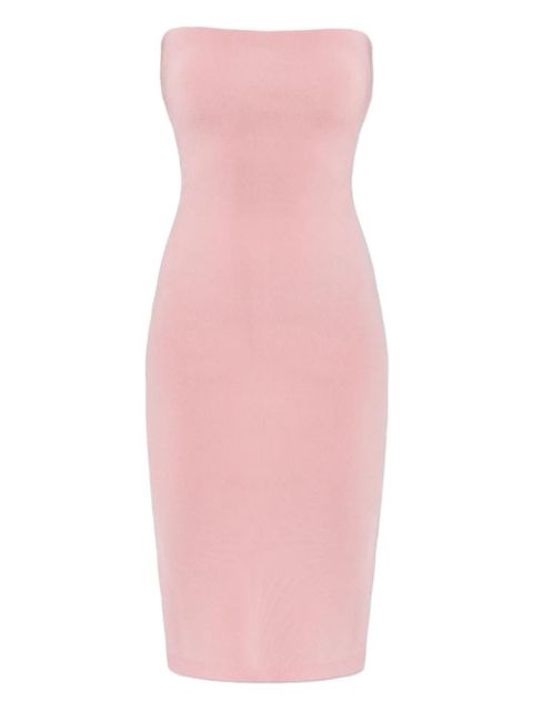 Jacquemus The Sera strapless midi dress - Pink - zdjęcie produktu nr 1