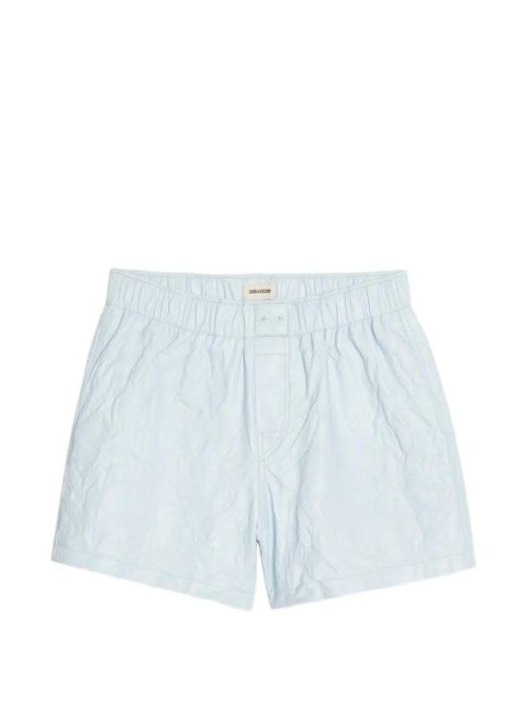 Zadig&Voltaire crumpled leather shorts - Blue - zdjęcie produktu nr 1
