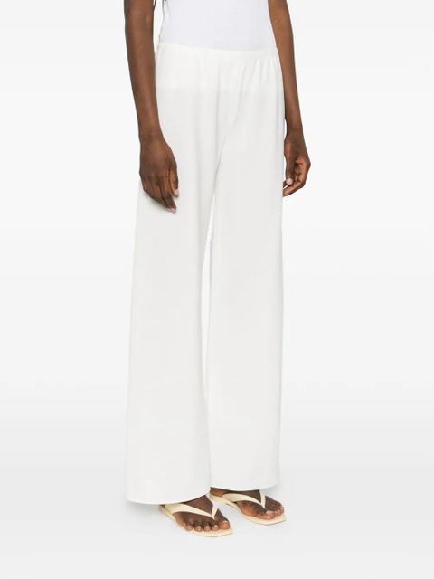 The Row elasticated-waistband trousers - White
