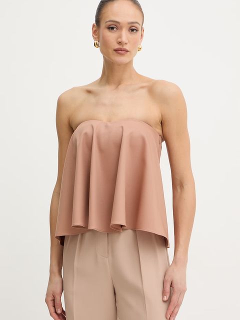 Twinset bluzka z odkrytymi ramionami damska z dodatkiem wełny - zdjęcie produktu nr 1