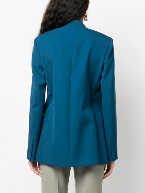 Jil Sander tailored virgin wool blazer - Blue