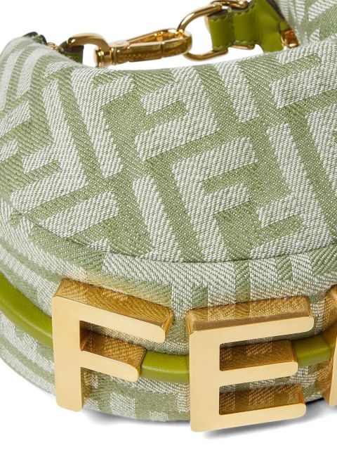 FENDI mini Fendigraphy tote bag - Green