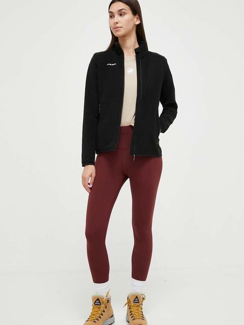 Helly Hansen legginsy sportowe Roam damskie kolor bordowy gładkie 63183 - zdjęcie produktu nr 2