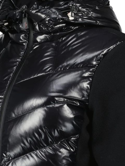 Moncler Grenoble zipped hooded cardigan - Black