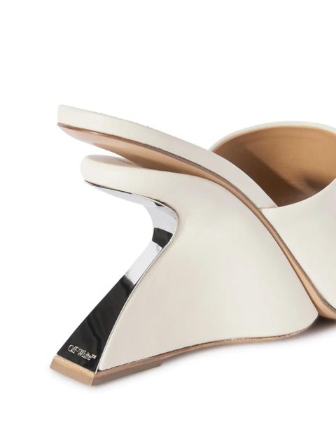 Off-White Jug wedge-heel leather mules