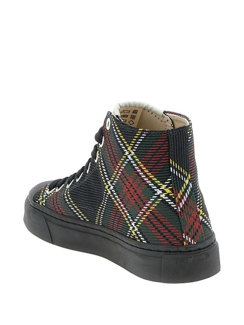 Vivienne Westwood Plimsoll orb-detail high-top sneakers - Black