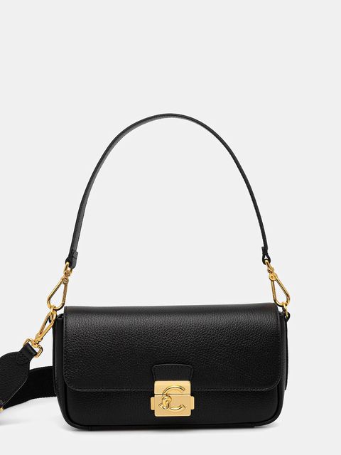 Coccinelle torebka skórzana C-ME LOCK kolor czarny E1 U4K 12 02 01 - zdjęcie produktu nr 1