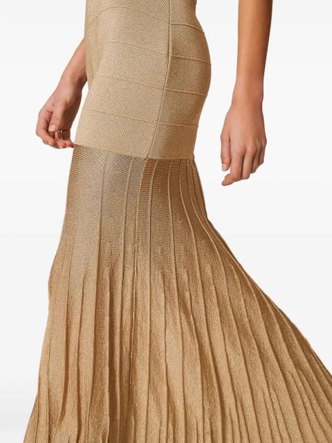 TWINSET crew-neck maxi dress - Neutrals