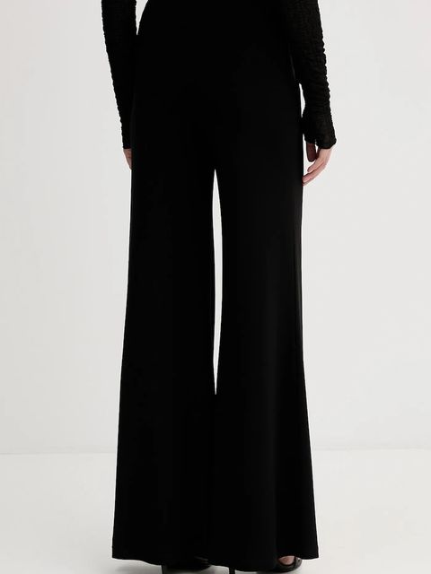 Joseph Ribkoff spodnie damskie kolor czarny szerokie high waist 161096F25