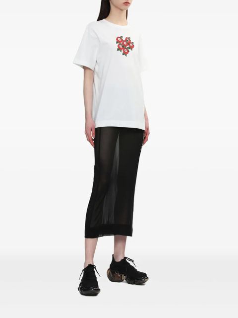 Simone Rocha logo-print t-shirt - White - zdjęcie produktu nr 2