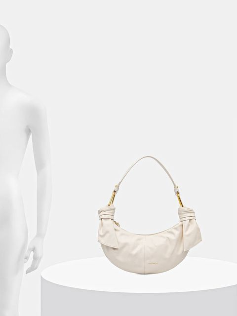 Coccinelle torebka skórzana FUROSHIKI kolor beżowy E1 U1A 13 03 01