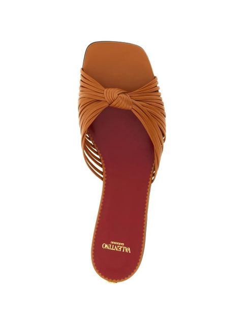 Valentino Garavani Annet knot-detail sandals - Brown
