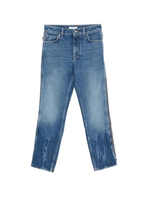 Rabanne zip-detail cropped jeans - Blue - zdjęcie produktu nr 1