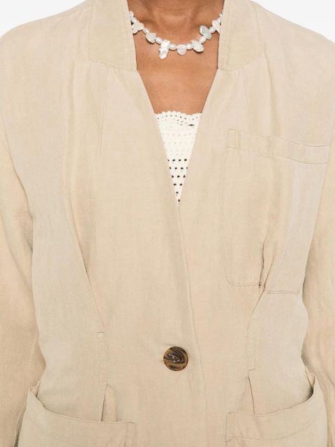 ISABEL MARANT Soraya single-breasted jacket - Neutrals