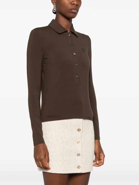 PINKO Portafoto polo top - Green - zdjęcie produktu nr 2