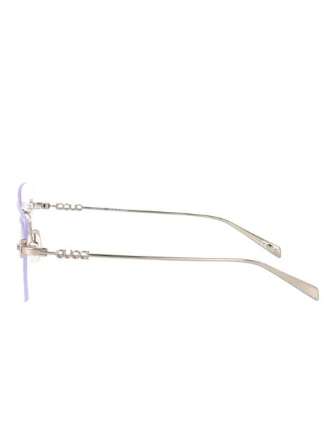 Gucci Eyewear square-frame glasses - Silver