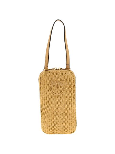 PINKO Love Birds Diamond braided smartphone holder - Neutrals - zdjęcie produktu nr 1