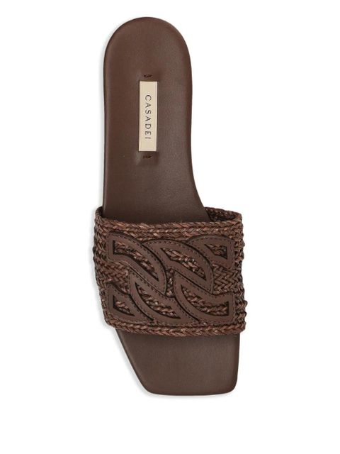 Casadei Portofino slides - Brown