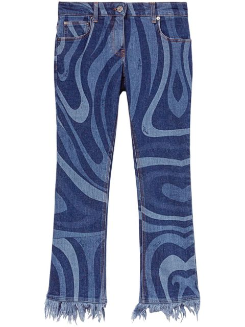 PUCCI Marmo-print jeans - Blue - zdjęcie produktu nr 1