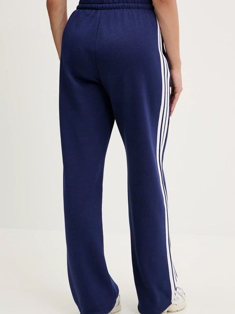 adidas spodnie dresowe Essentials damskie kolor niebieski gładkie JX1280