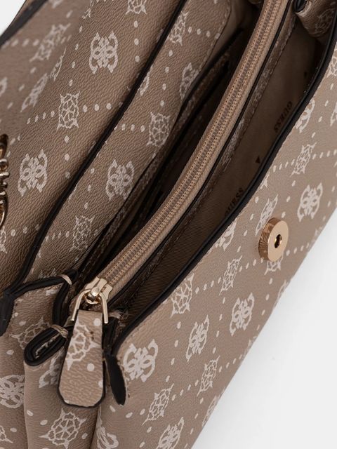 Guess torebka SILIA kolor beżowy HWGP98 90210