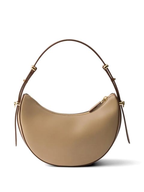 Prada Arqué mini leather shoulder bag - Neutrals - zdjęcie produktu nr 2