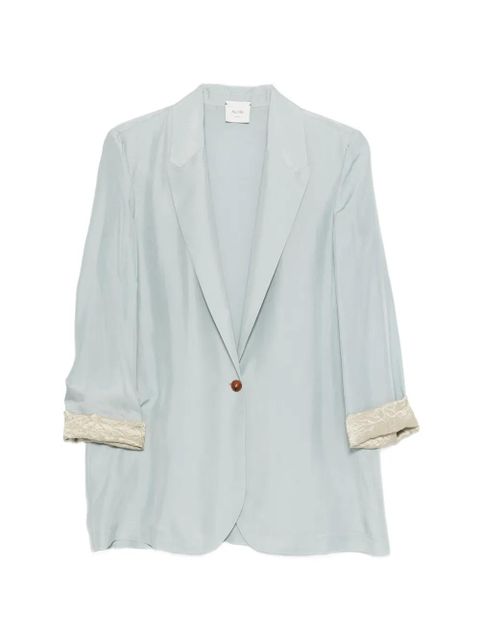 Alysi button-closure cuffed shirt - Blue - zdjęcie produktu nr 1