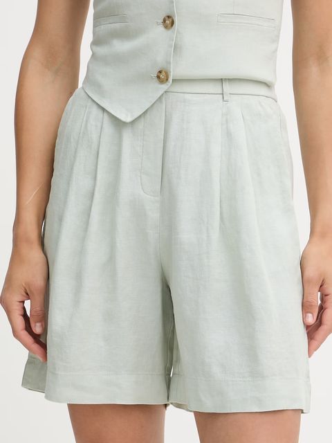 United Colors of Benetton szorty damskie lniane - zdjęcie produktu nr 1