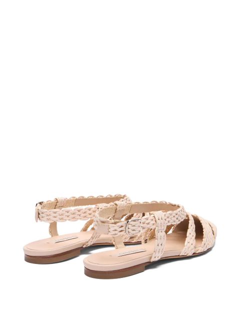 Casadei buckle-detail flat pumps - Neutrals