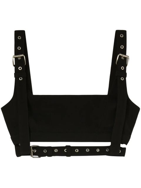 AMBUSH belt-detailing crop top - Black - zdjęcie produktu nr 1
