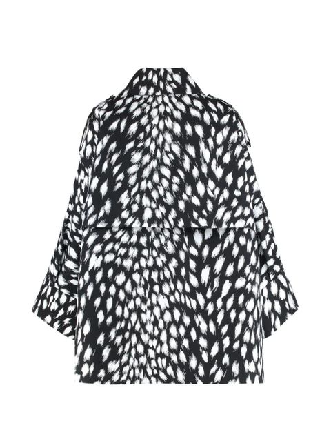Givenchy Cocoon printed trench coat - Black - zdjęcie produktu nr 2