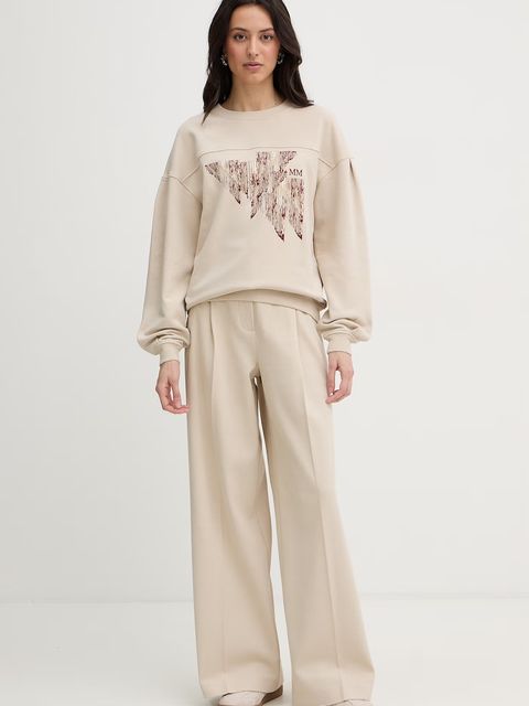 MM by Max Mara bluza damska z bawełną EUFORICO - zdjęcie produktu nr 1