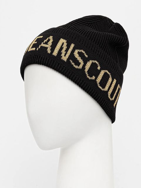 Versace Jeans Couture czapka z wełną kolor czarny 79HAZK40 ZG400