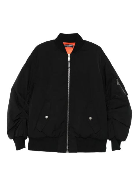 Dolce & Gabbana zip-fastening bomber jacket - Black - zdjęcie produktu nr 1