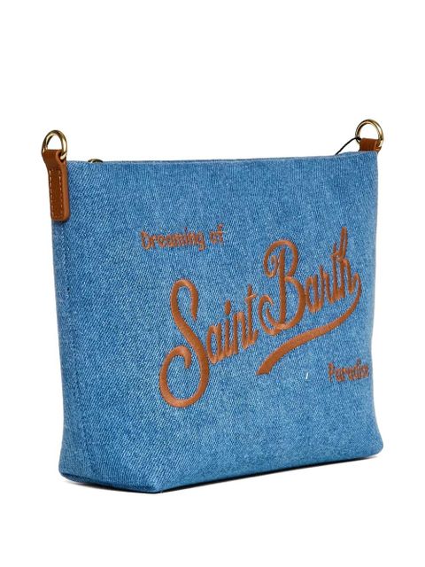 MC2 Saint Barth Aline embroidered clutch bag - Blue - zdjęcie produktu nr 2